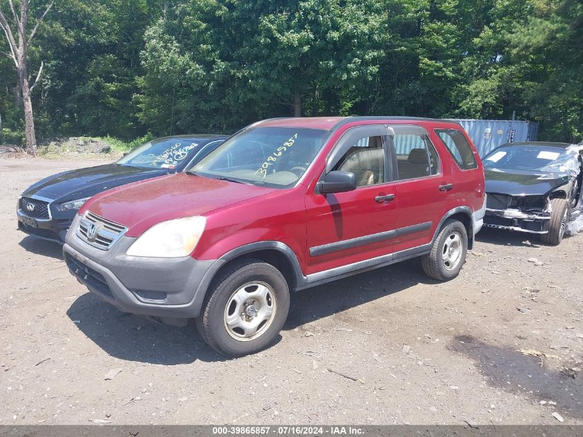 JHLRD78442C084582 2002 Honda Cr-V Lx