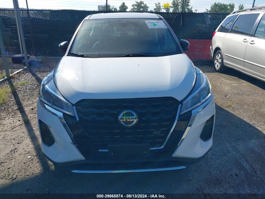 2021 Nissan Kicks S Xtronic Cvt VIN: 3N1CP5BV6ML551592 Lot: 39865874