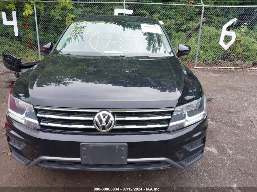 2019 Volkswagen Tiguan 2.0T S VIN: 3VV0B7AX0KM181858 Lot: 39865934