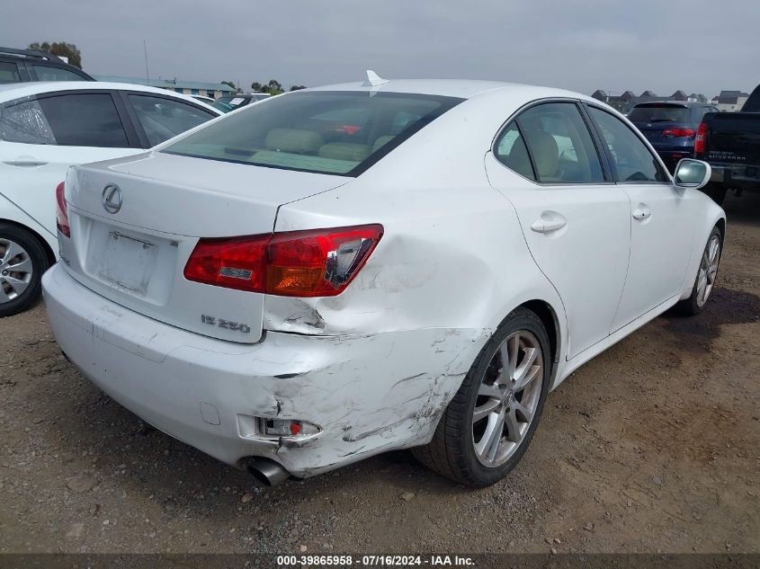2007 Lexus Is 250 VIN: JTHBK262175047153 Lot: 39865958