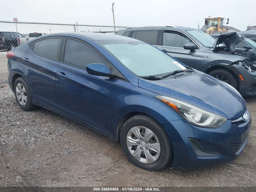 5NPDH4AE5GH748235 2016 HYUNDAI ELANTRA - Image 1