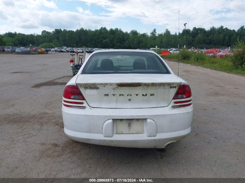 2006 Dodge Stratus Sxt VIN: 1B3EL46X46N279166 Lot: 39865973