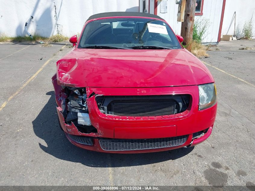 2001 Audi Tt VIN: TRUUT28NX11002862 Lot: 39865996