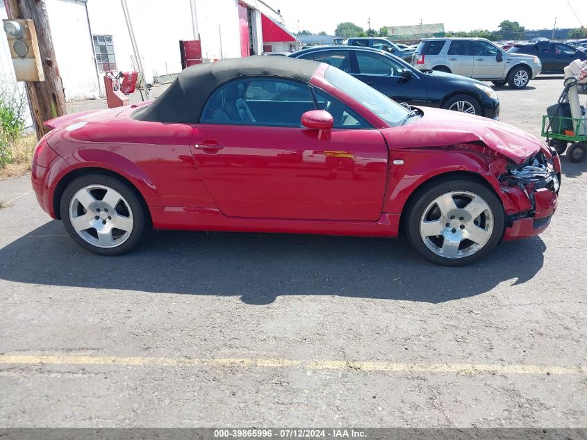 2001 Audi Tt VIN: TRUUT28NX11002862 Lot: 39865996