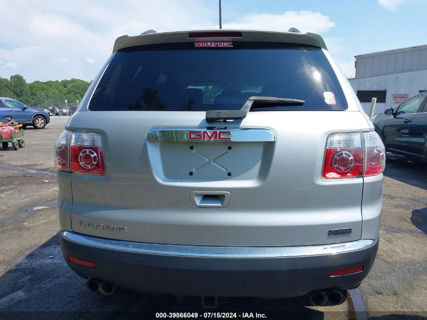 2010 GMC Acadia Sl VIN: 1GKLRKED8AJ258356 Lot: 39866049