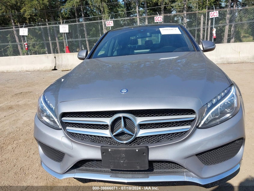 2015 Mercedes-Benz C 300 4Matic VIN: 55SWF4KB7FU035853 Lot: 39866071