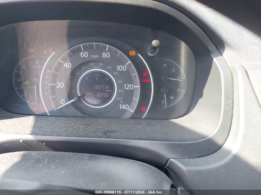 2013 Honda Cr-V Ex VIN: 2HKRM4H54DH612360 Lot: 39866115