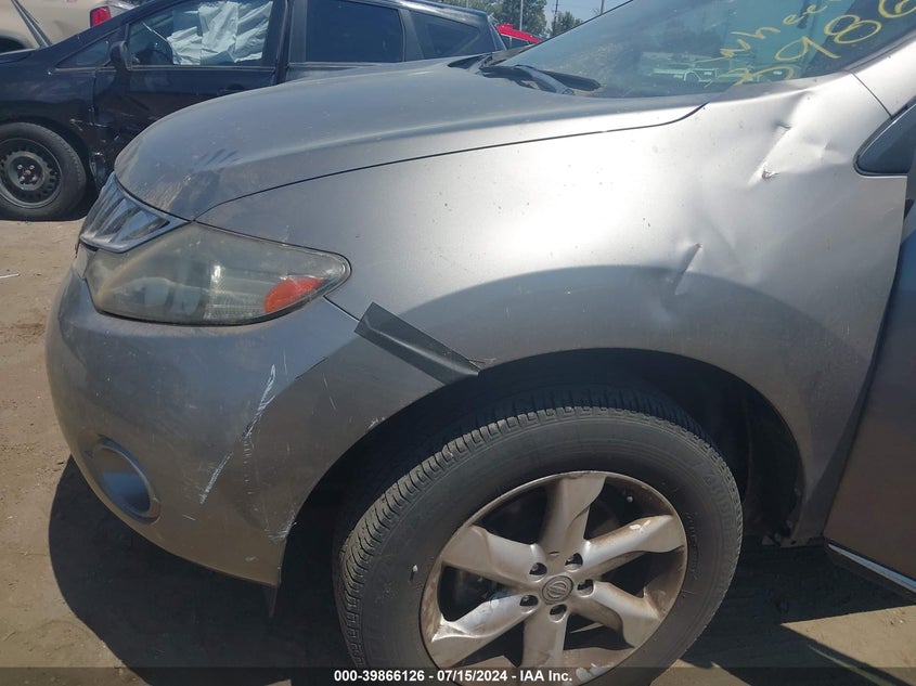 2010 Nissan Murano S VIN: JN8AZ1MU3AW010831 Lot: 39866126