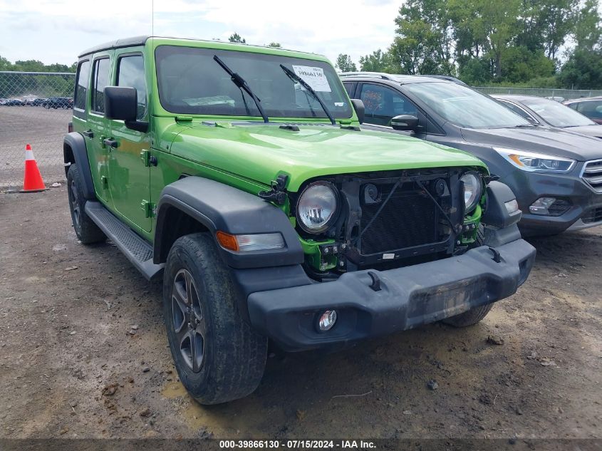 2018 Jeep Wrangler Unlimited Sport S 4X4 VIN: 1C4HJXDG9JW302823 Lot: 39866130