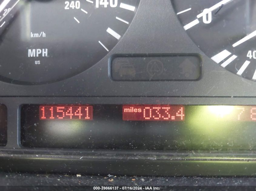 2003 BMW X5 4.4I VIN: 5UXFB33513LH44773 Lot: 39866137