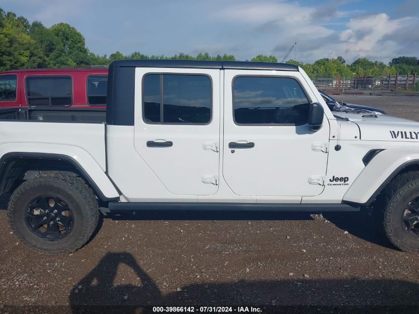 2021 Jeep Gladiator Sport VIN: 1C6HJTAG4ML568924 Lot: 39866142