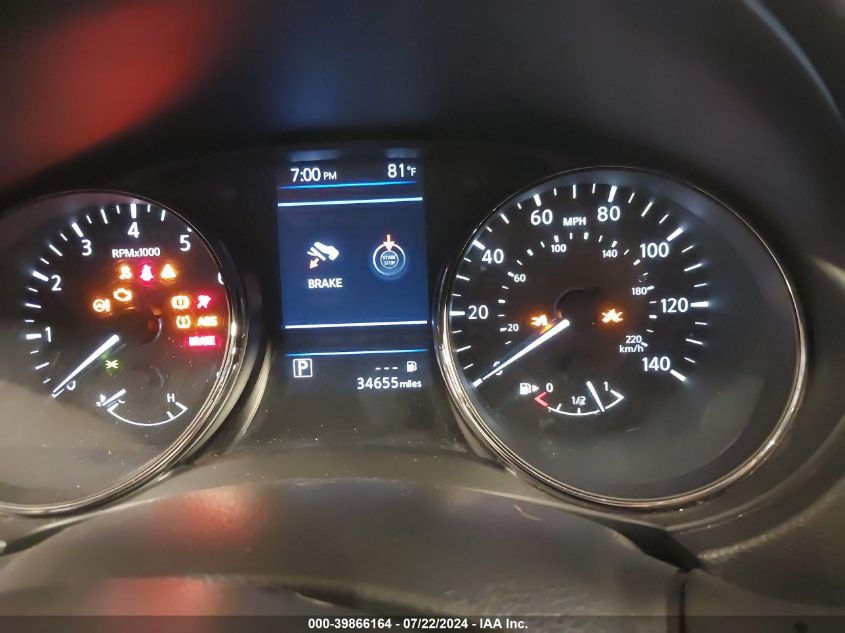 2019 Nissan Rogue Sv VIN: JN8AT2MV6KW402381 Lot: 39866164