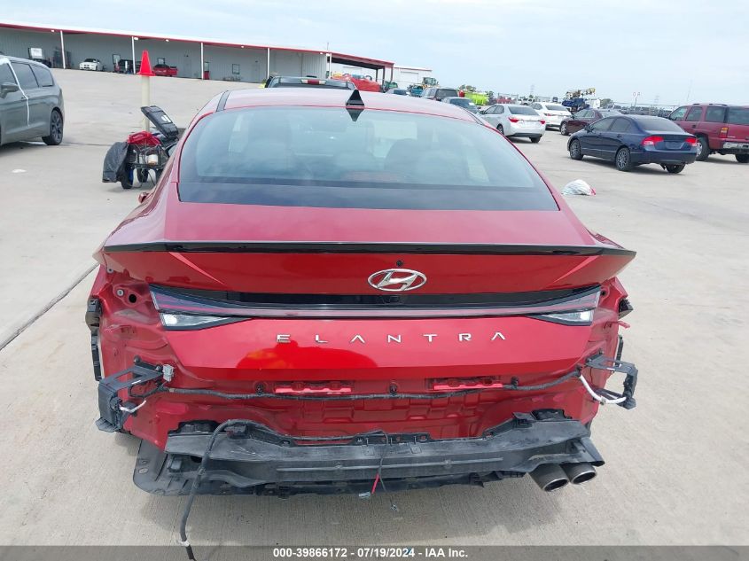 2022 Hyundai Elantra N Line VIN: KMHLR4AF5NU302523 Lot: 39866172