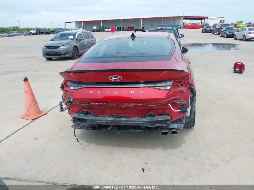 2022 Hyundai Elantra N Line VIN: KMHLR4AF5NU302523 Lot: 39866172