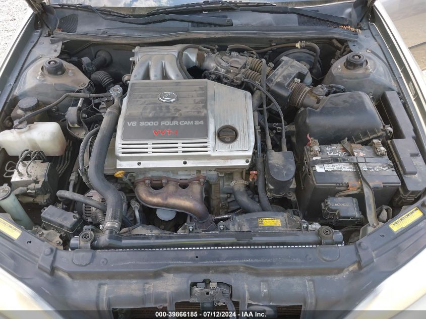 2000 Lexus Es 300 VIN: JT8BF28G8Y0260483 Lot: 39866185