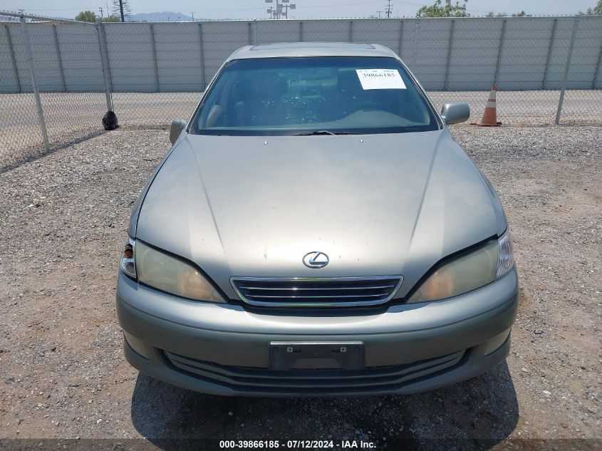 2000 Lexus Es 300 VIN: JT8BF28G8Y0260483 Lot: 39866185