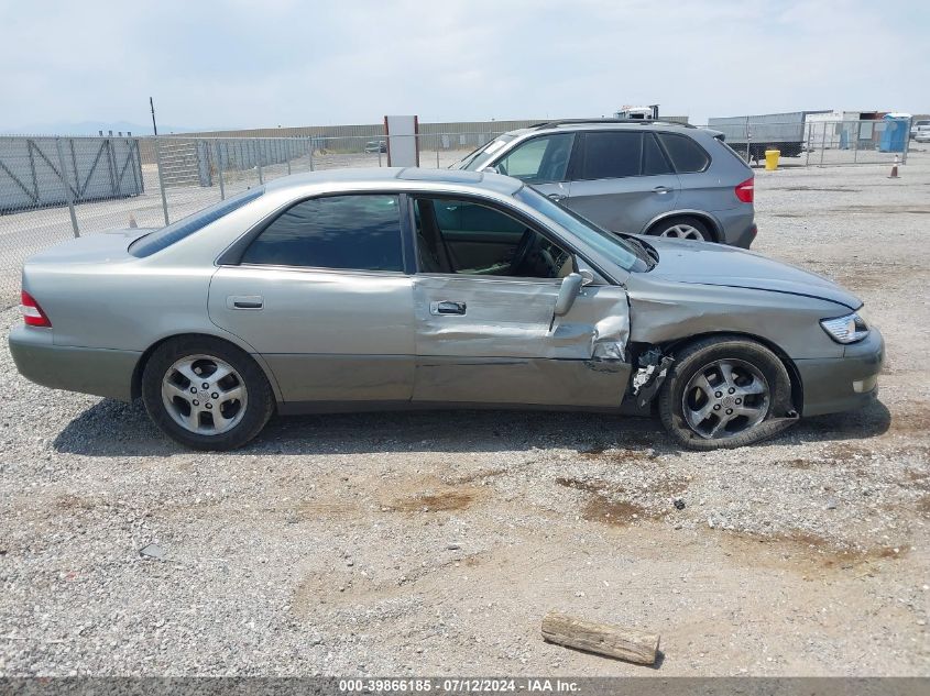 2000 Lexus Es 300 VIN: JT8BF28G8Y0260483 Lot: 39866185