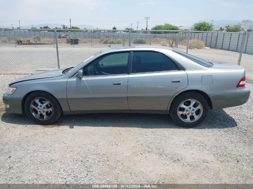 2000 Lexus Es 300 VIN: JT8BF28G8Y0260483 Lot: 39866185