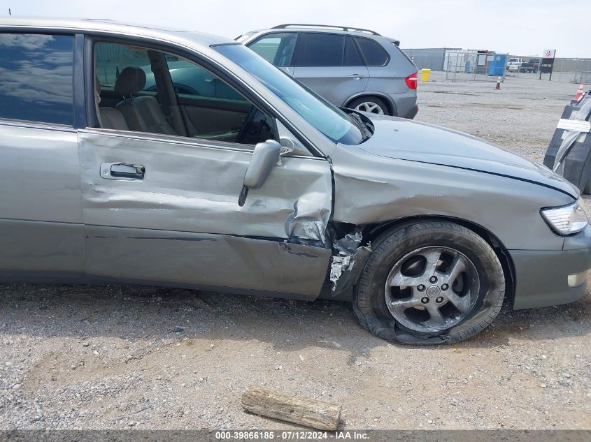 2000 Lexus Es 300 VIN: JT8BF28G8Y0260483 Lot: 39866185