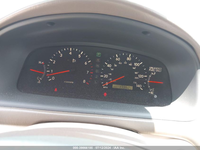 2000 Lexus Es 300 VIN: JT8BF28G8Y0260483 Lot: 39866185