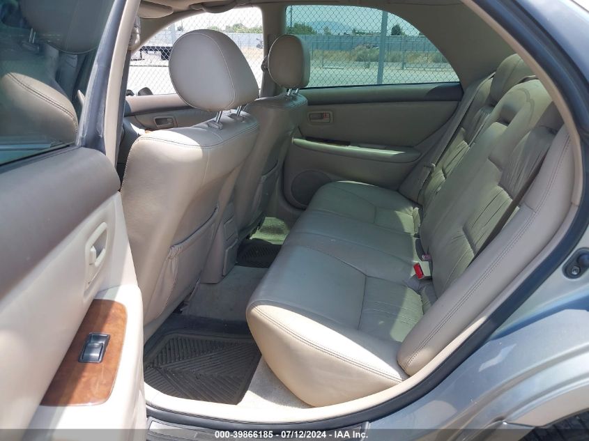 2000 Lexus Es 300 VIN: JT8BF28G8Y0260483 Lot: 39866185