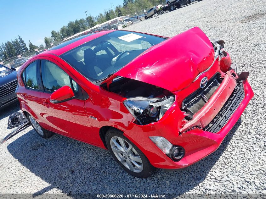 2015 Toyota Prius C Four VIN: JTDKDTB36F1111712 Lot: 39866220