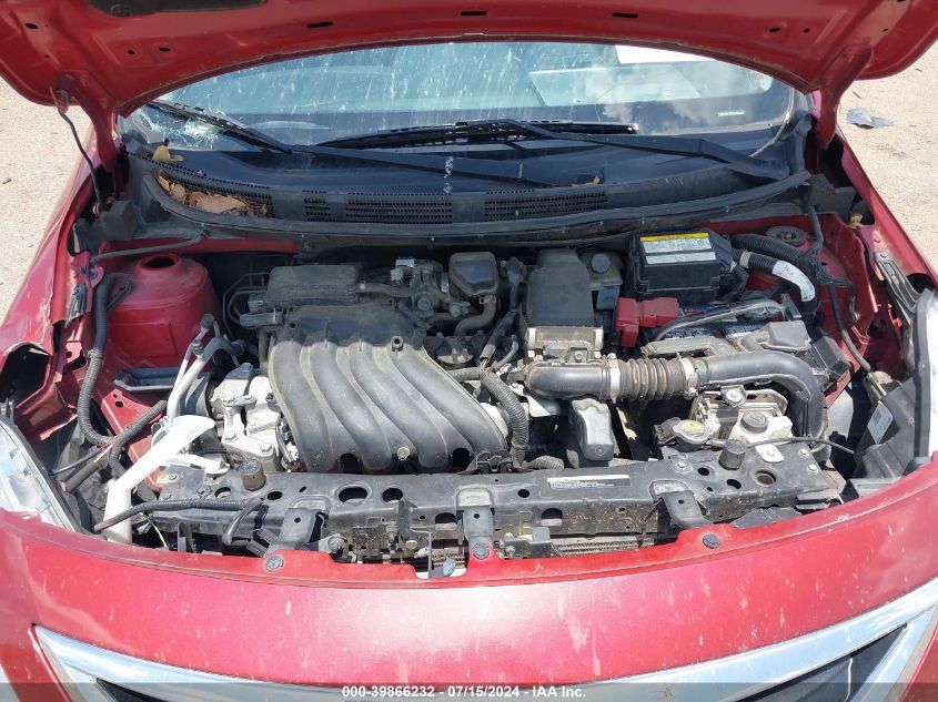 2016 Nissan Versa 1.6 S+ VIN: 3N1CN7APXGL853458 Lot: 39866232