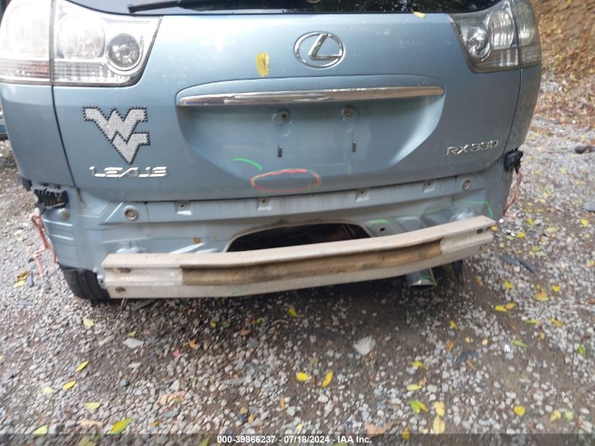 2005 Lexus Rx 330 330 VIN: 2T2HA31U45C078924 Lot: 39866237