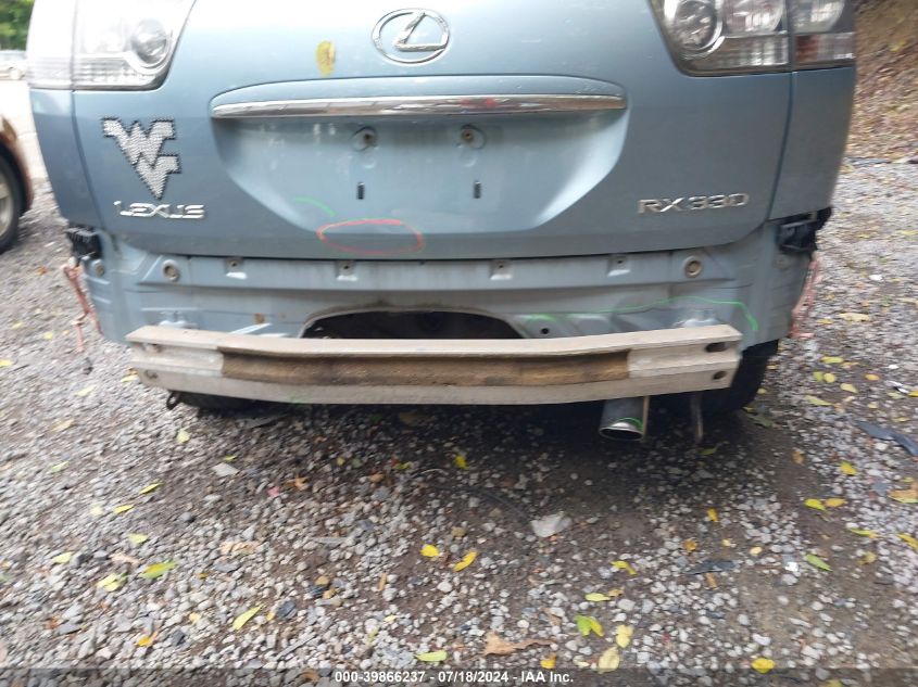 2005 Lexus Rx 330 330 VIN: 2T2HA31U45C078924 Lot: 39866237