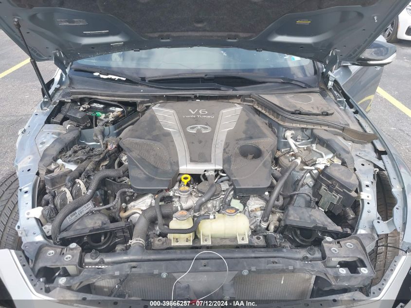 2018 Infiniti Q50 3.0T Red Sport 400 VIN: JN1FV7AP0JM461602 Lot: 39866257