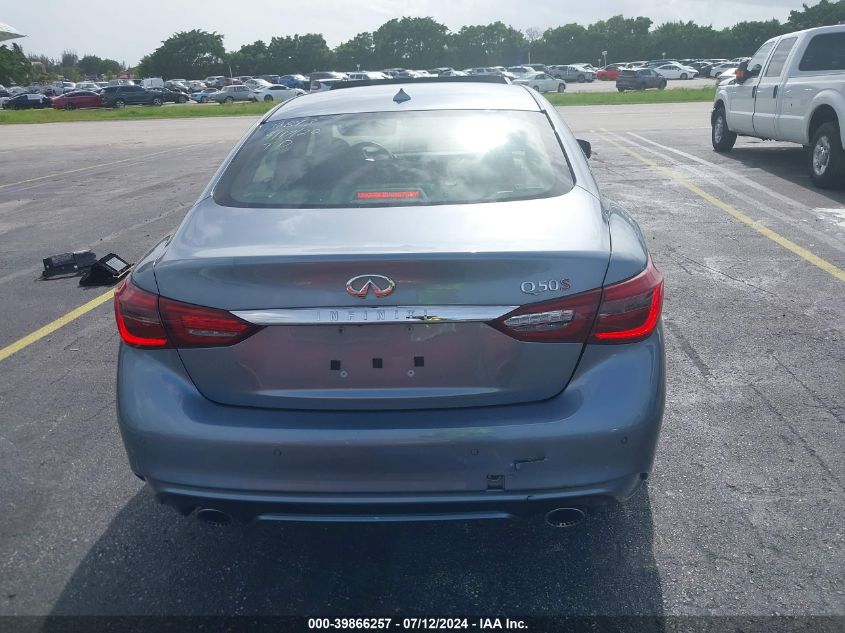 2018 Infiniti Q50 3.0T Red Sport 400 VIN: JN1FV7AP0JM461602 Lot: 39866257