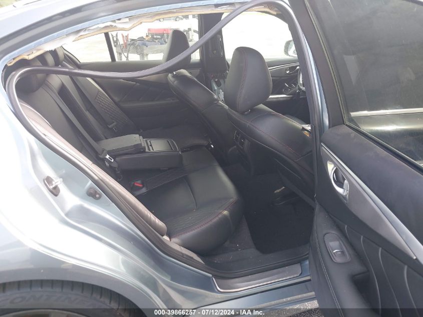 2018 Infiniti Q50 3.0T Red Sport 400 VIN: JN1FV7AP0JM461602 Lot: 39866257