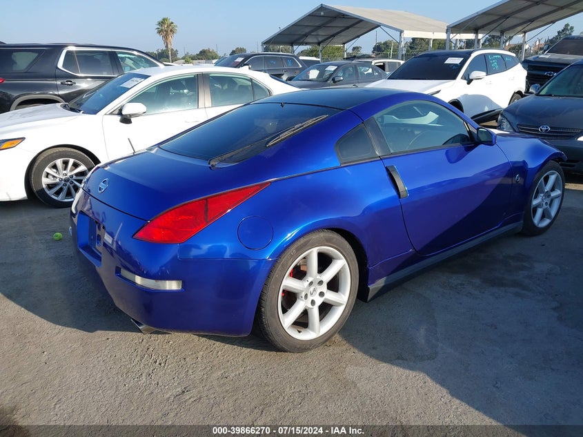 2005 Nissan 350Z Touring VIN: JN1AZ34D45M601178 Lot: 39866270