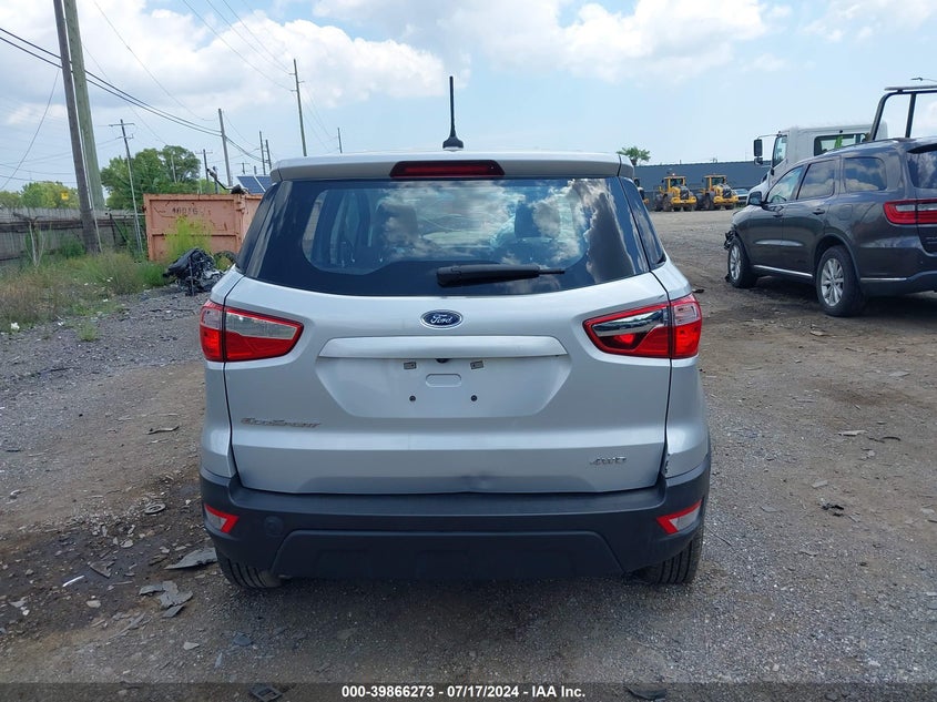 VIN MAJ6S3FL5LC356377 2020 FORD ECOSPORT S