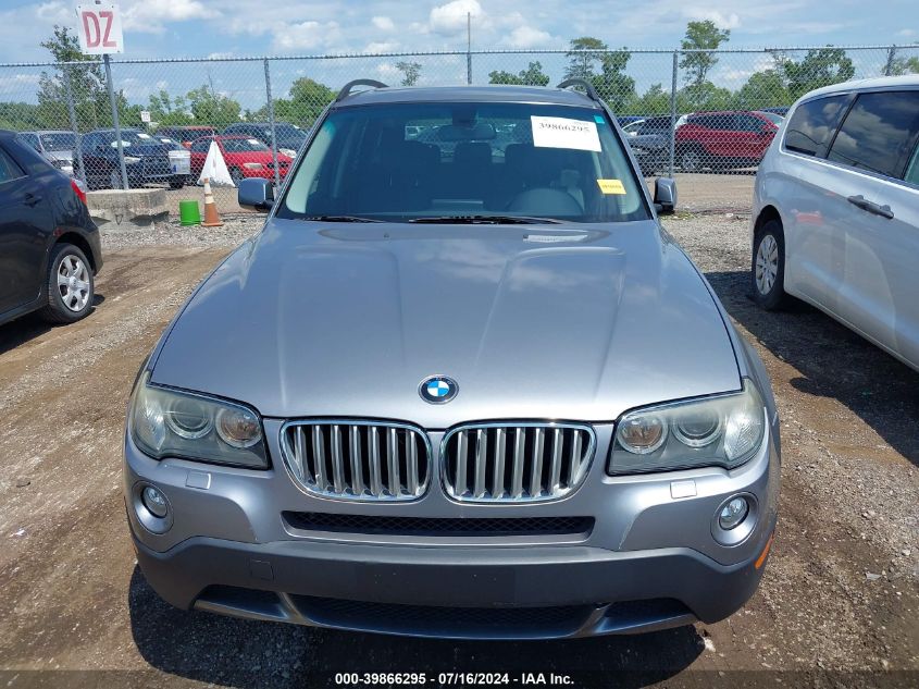2007 BMW X3 3.0Si VIN: WBXPC93467WJ00302 Lot: 39866295
