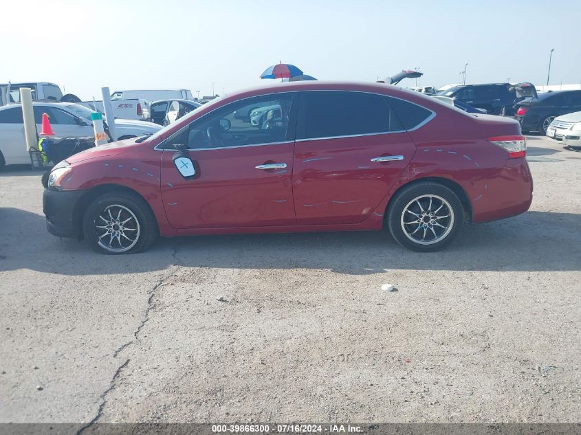 2014 Nissan Sentra Sv VIN: 3N1AB7AP0EY286032 Lot: 39866300