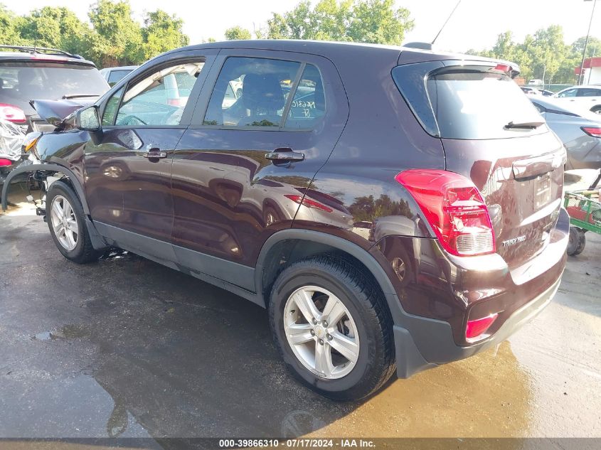 2021 Chevrolet Trax Awd Ls VIN: KL7CJNSB7MB305802 Lot: 39866310