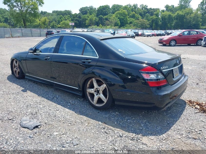 WDDNG86X47A098237 | 2007 MERCEDES-BENZ S 550