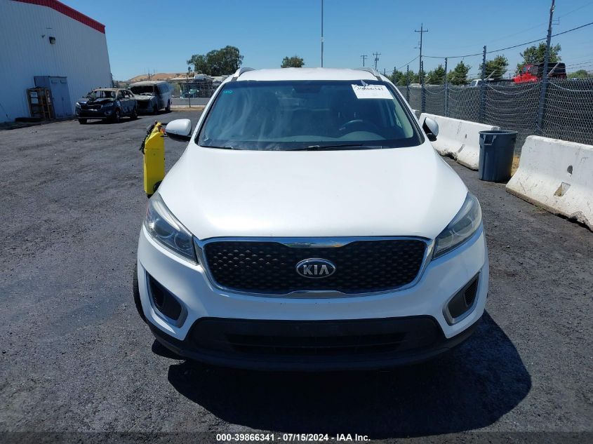 2016 Kia Sorento 3.3L Lx VIN: 5XYPGDA50GG062675 Lot: 39866341