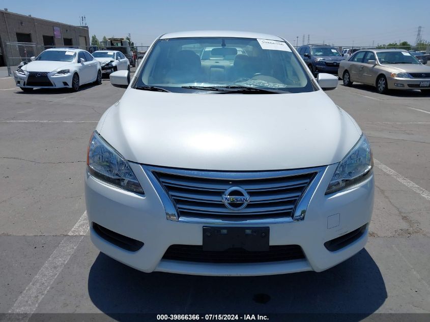 2013 Nissan Sentra Sv VIN: 3N1AB7AP7DL775846 Lot: 39866366