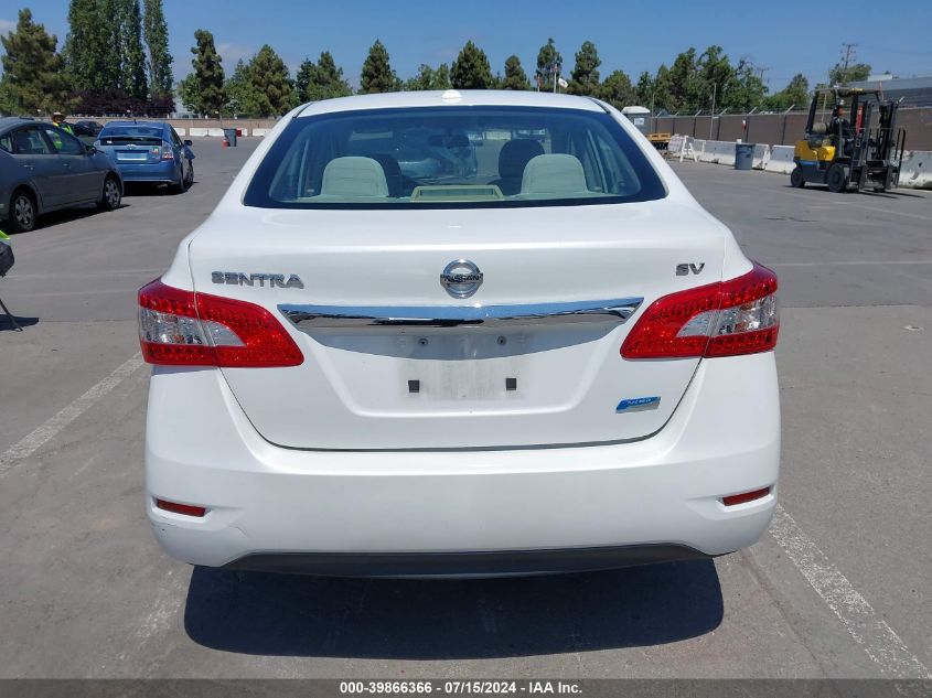 2013 Nissan Sentra Sv VIN: 3N1AB7AP7DL775846 Lot: 39866366