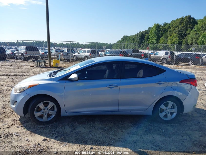 2012 Hyundai Elantra Gls (Ulsan Plant) VIN: KMHDH4AE4CU287072 Lot: 39866394