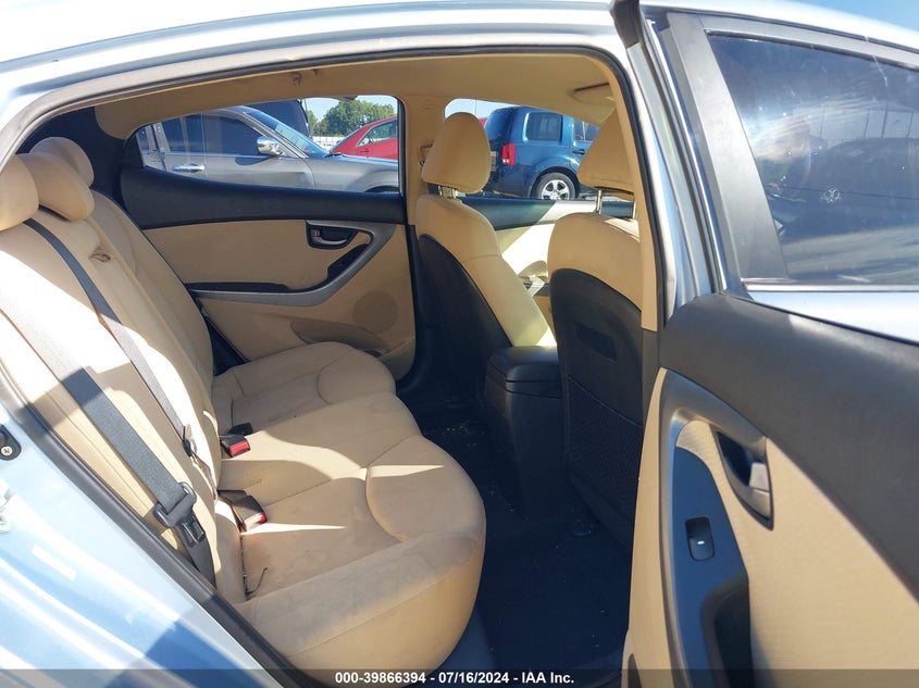 2012 Hyundai Elantra Gls (Ulsan Plant) VIN: KMHDH4AE4CU287072 Lot: 39866394