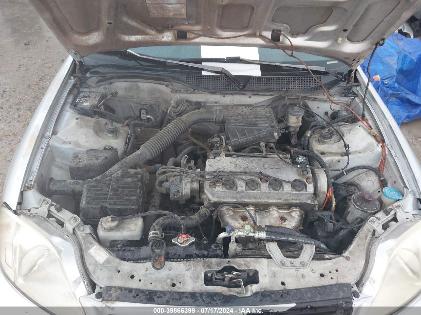 1999 Honda Civic Dx VIN: 2HGEJ6444XH103075 Lot: 39866399