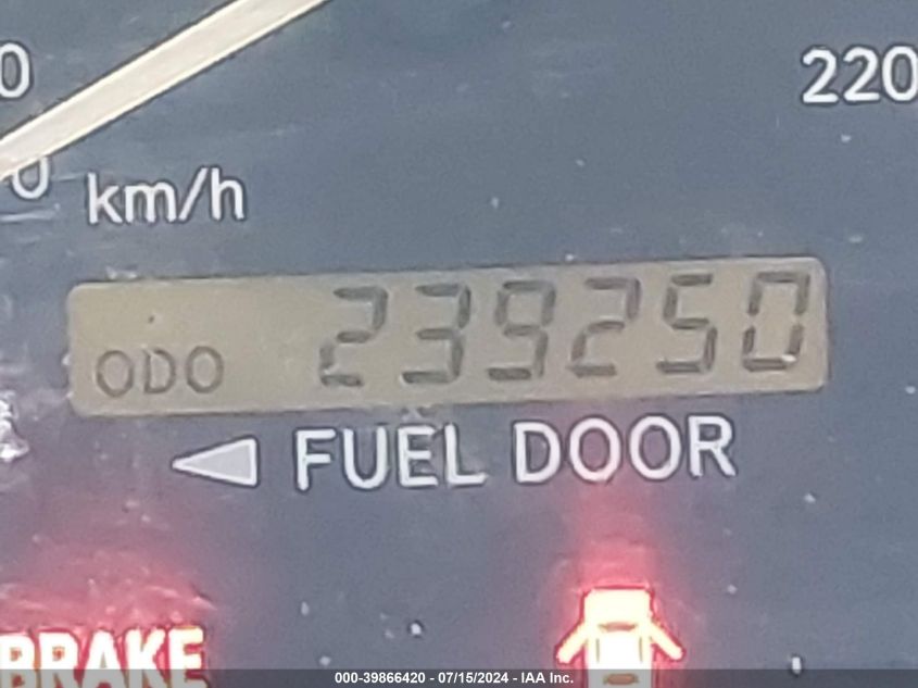 2000 Toyota Camry Le V6 VIN: 4T1BF22K2YU957442 Lot: 39866420