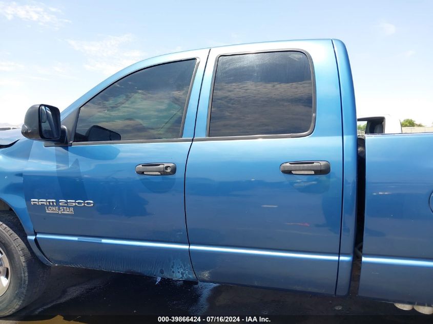 2003 Dodge Ram 2500 Slt/Laramie/St VIN: 3D7KA286X3G706960 Lot: 39866424