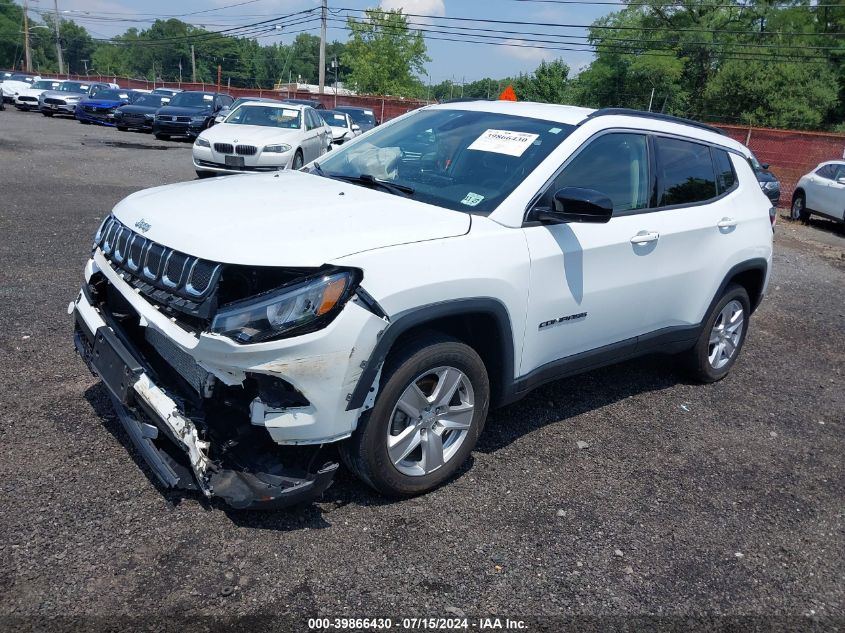 2022 JEEP COMPASS LATITUDE 4X4 - 3C4NJDBB3NT215679