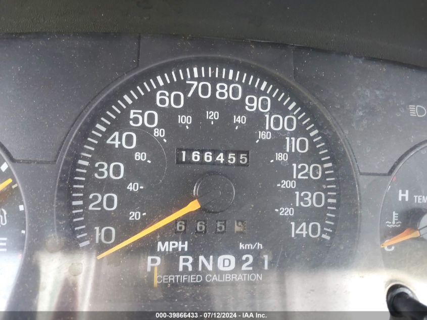 1997 Ford Crown Victoria Police Interceptor VIN: 2FALP71W7VX169340 Lot: 39866433