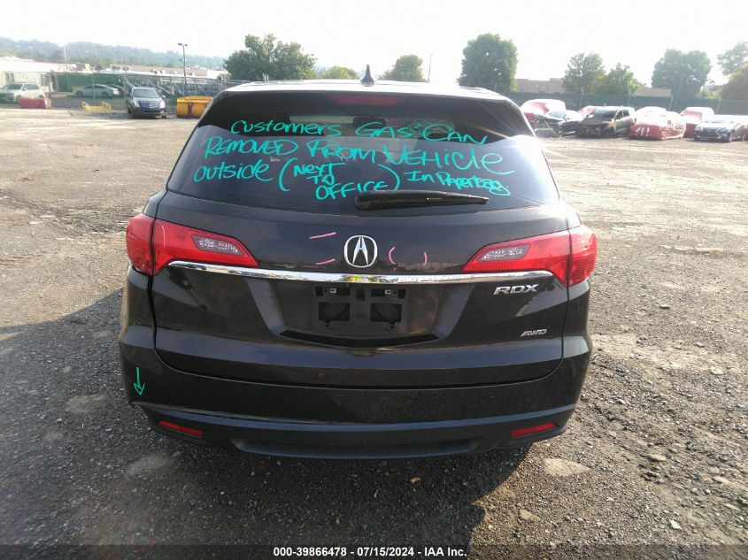 2015 Acura Rdx VIN: 5J8TB4H35FL007001 Lot: 39866478