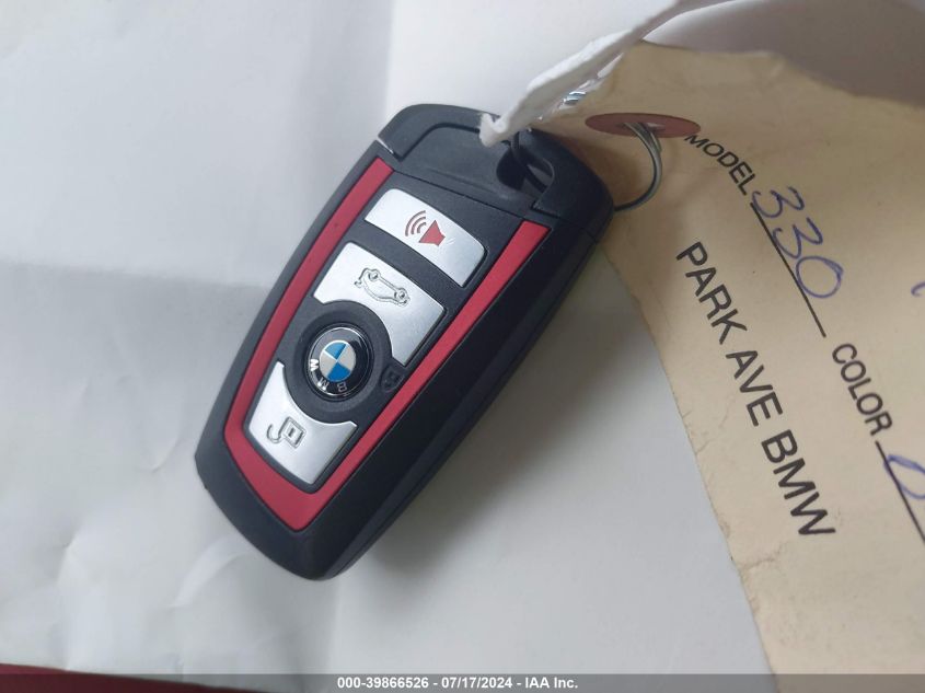 2017 BMW 330I Xi VIN: WBA8D9G54HNT90979 Lot: 39866526